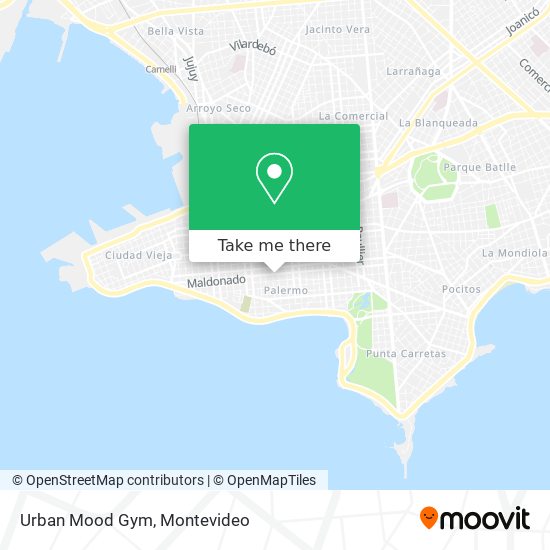 Mapa de Urban Mood Gym