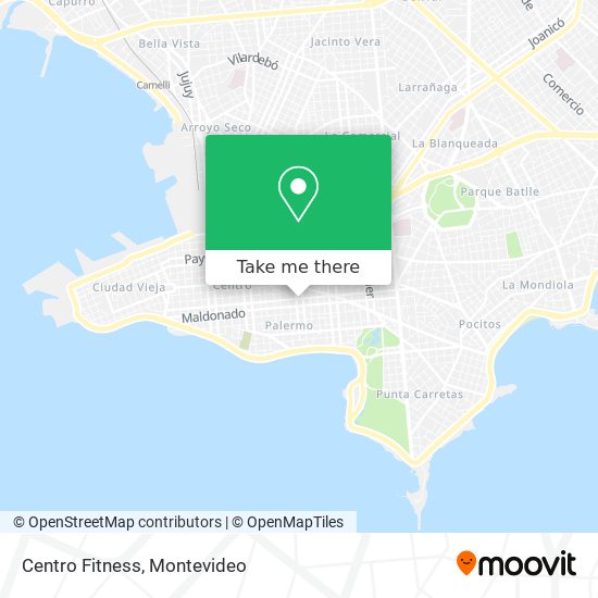 Centro Fitness map