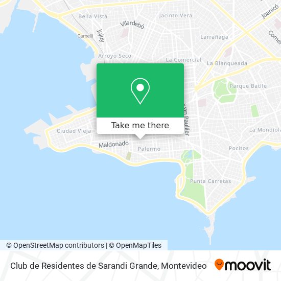 Club de Residentes de Sarandi Grande map