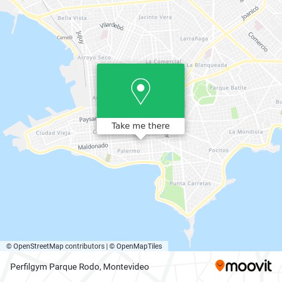Perfilgym Parque Rodo map