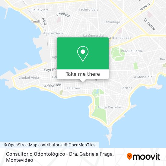 Consultorio Odontológico - Dra. Gabriela Fraga map