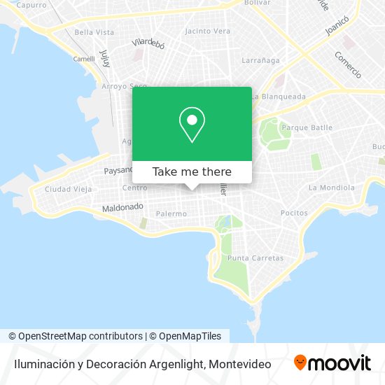 Iluminación y Decoración Argenlight map