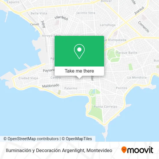 Iluminación y Decoración Argenlight map