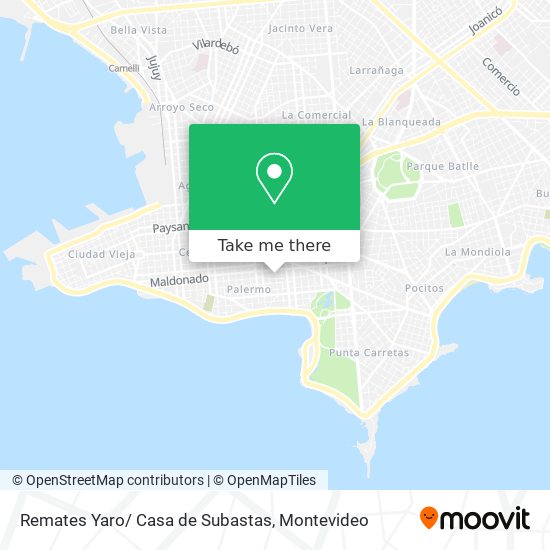 Remates Yaro/ Casa de Subastas map