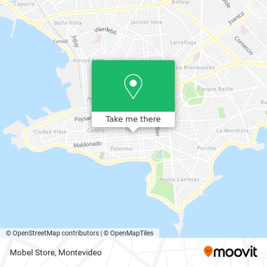 Mobel Store map