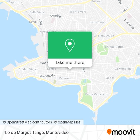 Lo de Margot Tango map