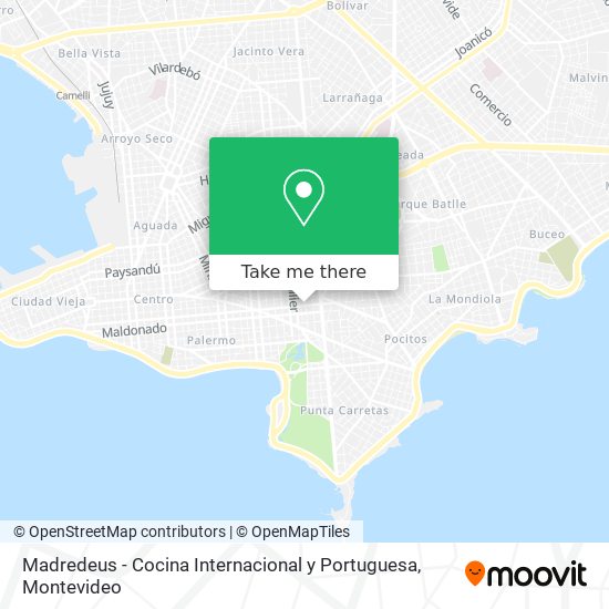 Madredeus - Cocina Internacional y Portuguesa map
