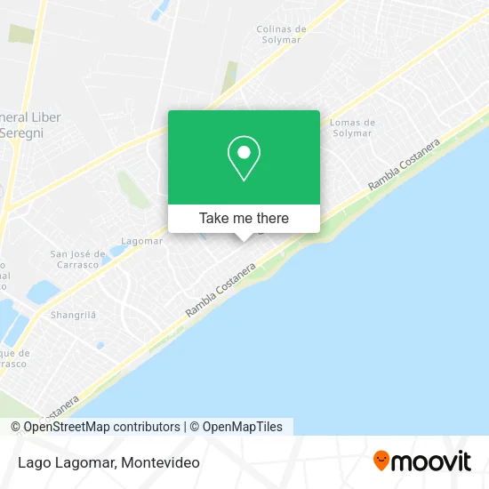 Lago Lagomar map
