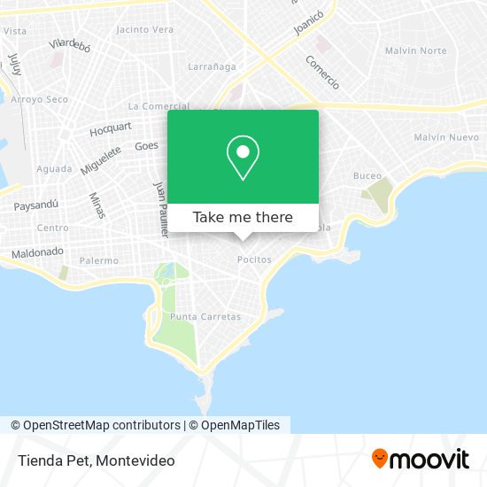 Mapa de Tienda Pet