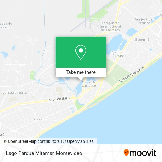 Lago Parque Miramar map