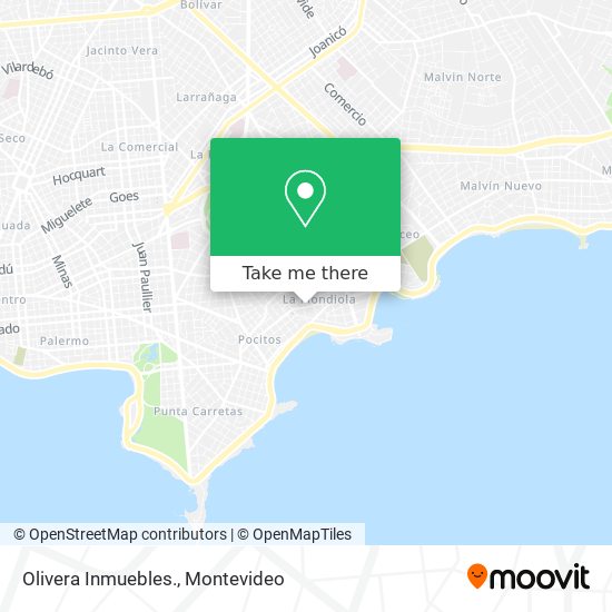 Olivera Inmuebles. map