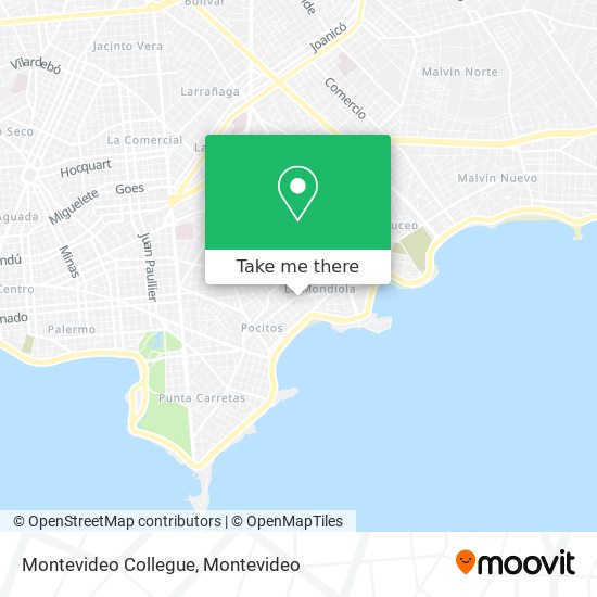 Montevideo Collegue map