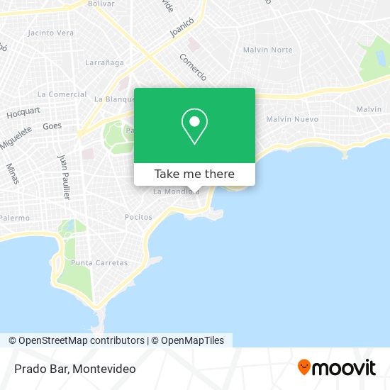 Prado Bar map