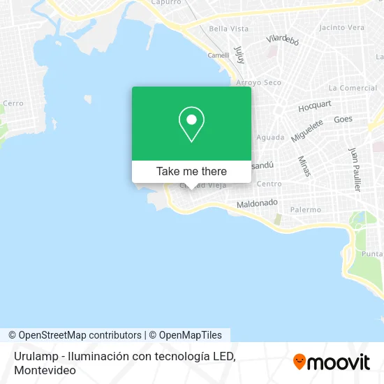 Urulamp - Iluminación con tecnología LED map