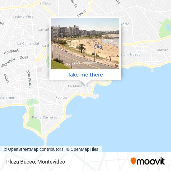 Plaza Buceo map