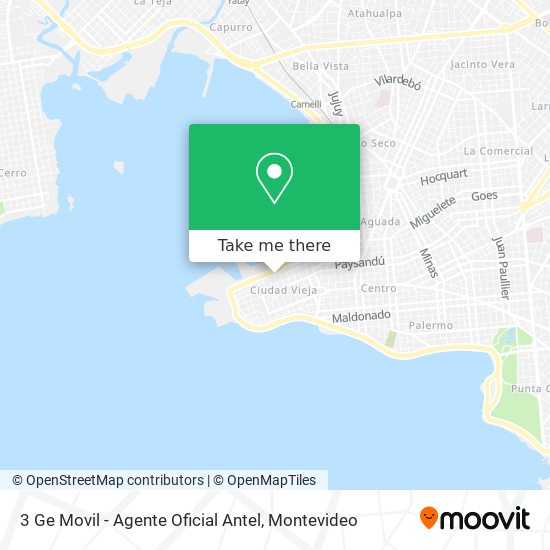 3 Ge Movil - Agente Oficial Antel map