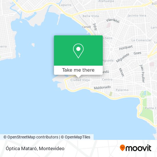 Óptica Mataró map