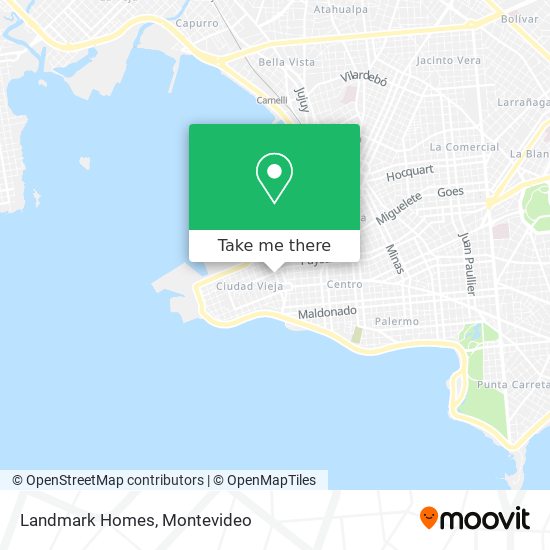 Landmark Homes map