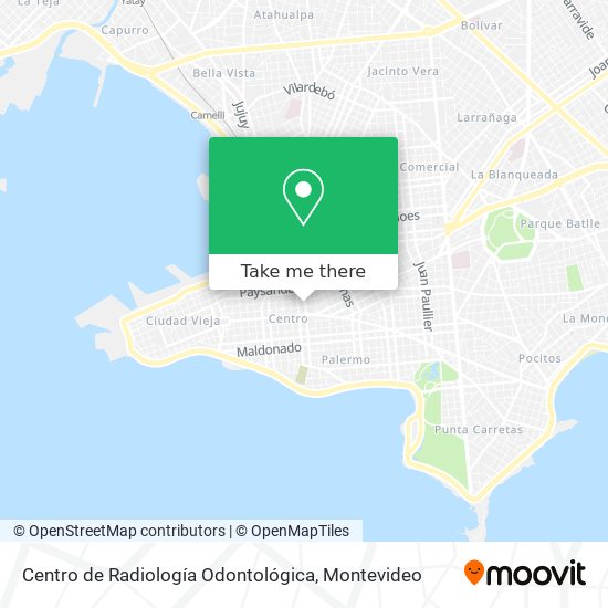Centro de Radiología Odontológica map