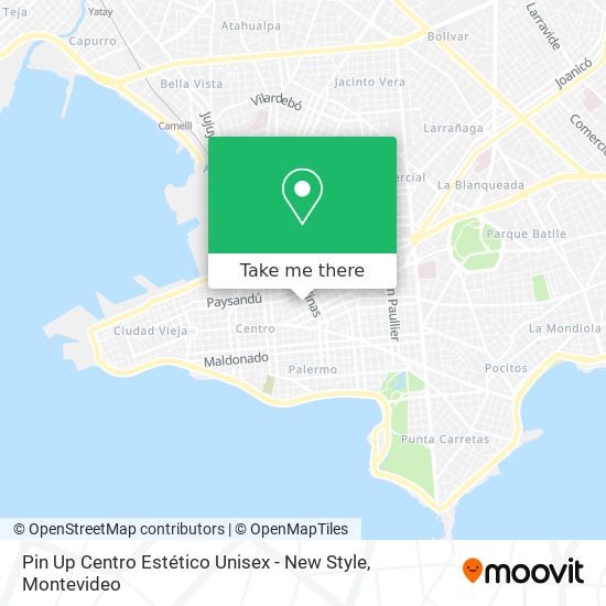 Pin Up Centro Estético Unisex - New Style map