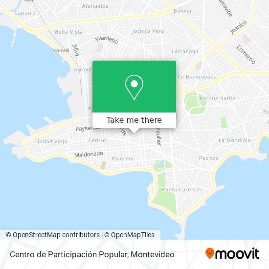 Centro de Participación Popular map