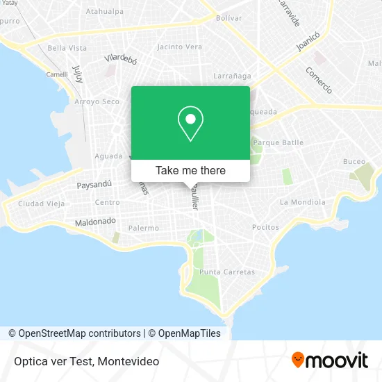 Optica ver Test map