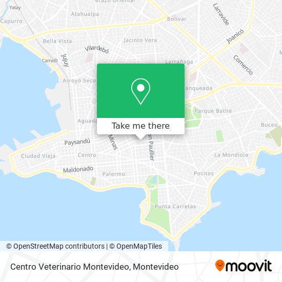 Centro Veterinario Montevideo map