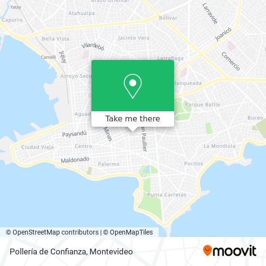 Pollería de Confianza map