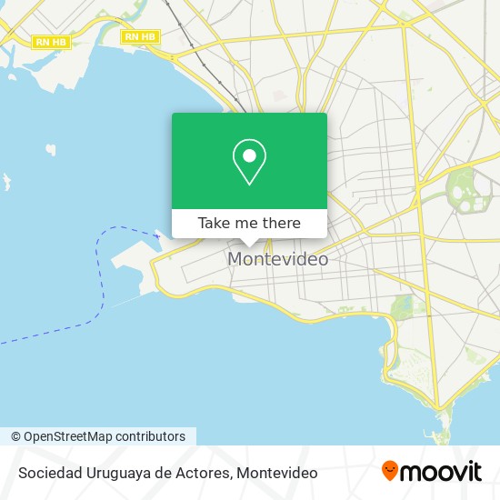 Sociedad Uruguaya de Actores map