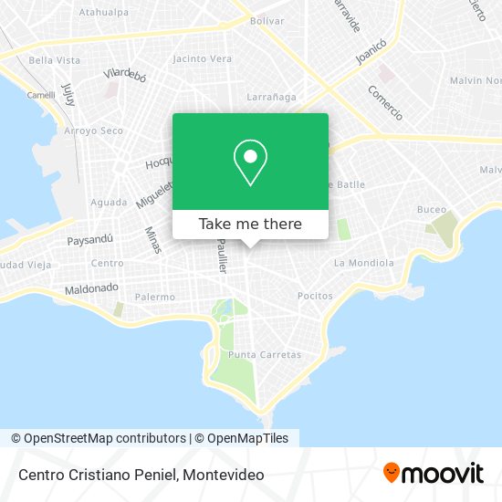 Centro Cristiano Peniel map