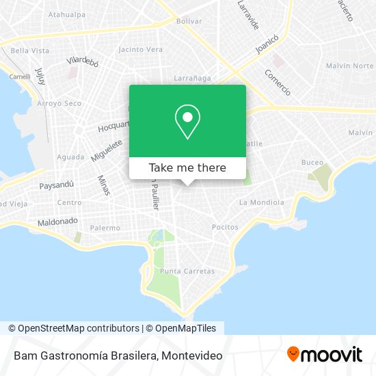 Bam Gastronomía Brasilera map