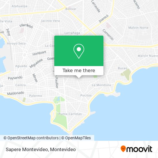 Sapere Montevideo map