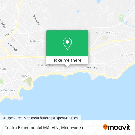 Teatro Experimental MALVIN. map
