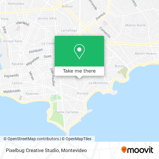 Pixelbug Creative Studio map