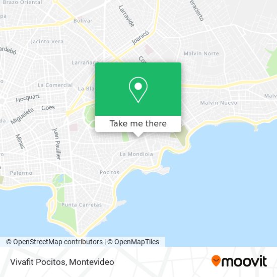 Vivafit Pocitos map