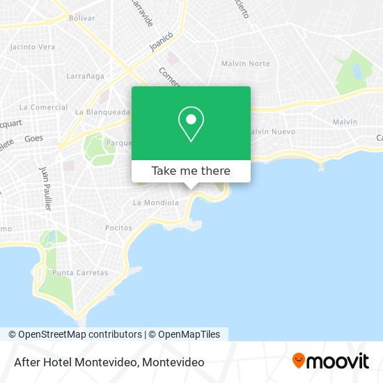 After Hotel Montevideo map