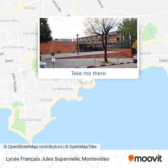 Mapa de Lycée Français Jules Supervielle