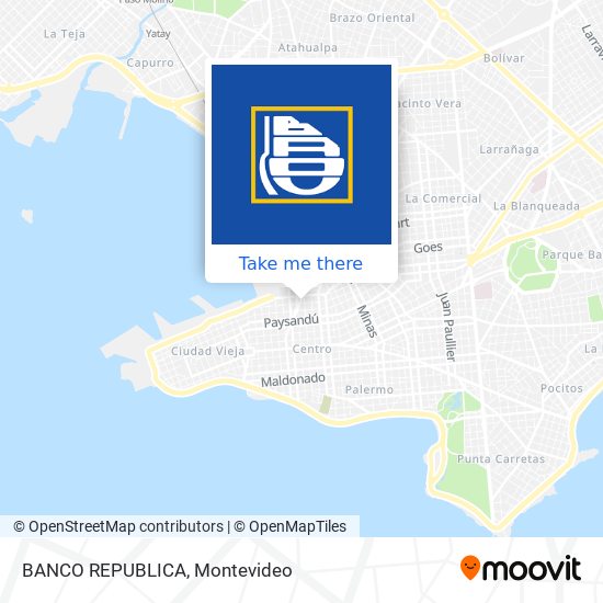 Mapa de BANCO REPUBLICA