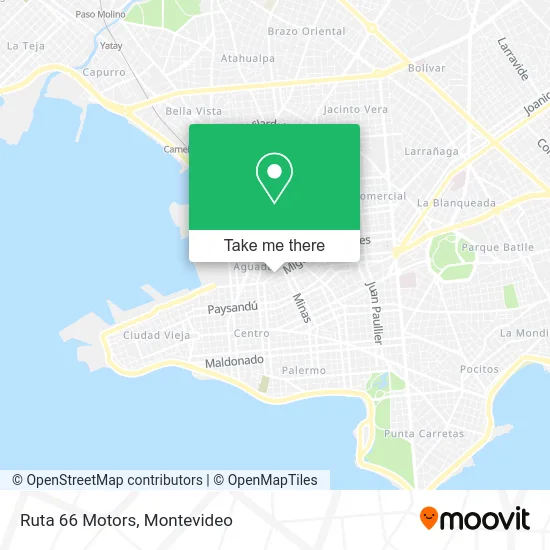 Ruta 66 Motors map