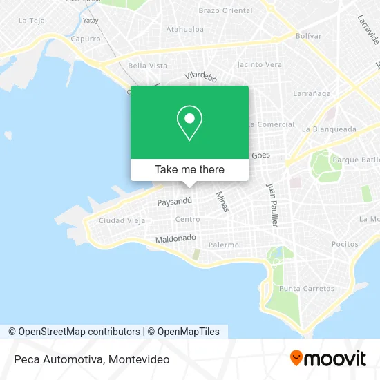 Peca Automotiva map