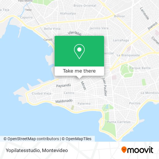 Yopilatesstudio map