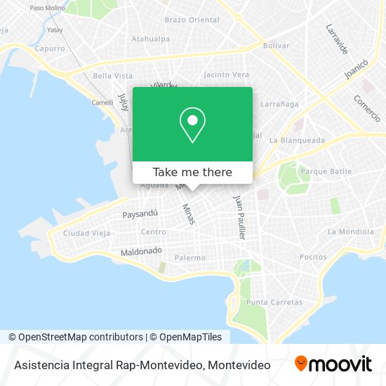 Asistencia Integral Rap-Montevideo map