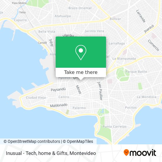 Inusual - Tech, home & Gifts map