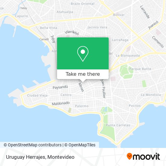 Uruguay Herrajes map