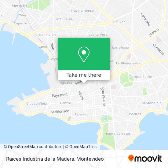 Raices Industria de la Madera map