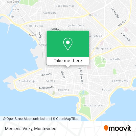 Mercería Vicky map