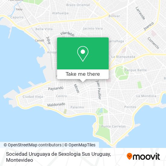 Sociedad Uruguaya de Sexologia Sus Uruguay map