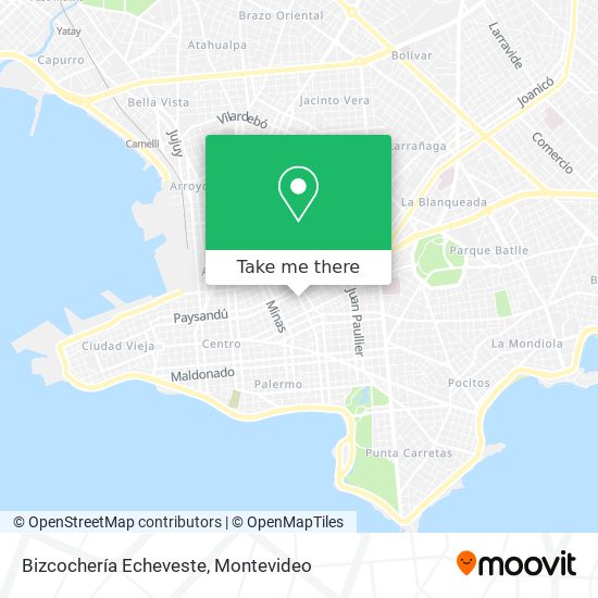 Mapa de Bizcochería Echeveste