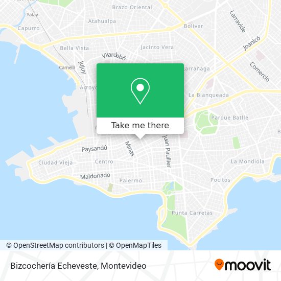 Bizcochería Echeveste map