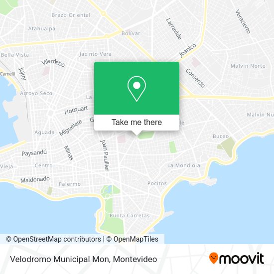 Velodromo Municipal Mon map